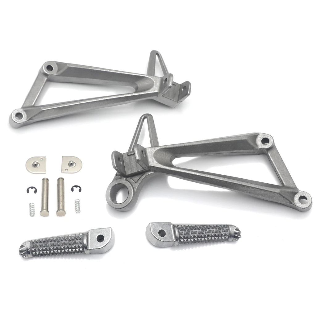 Rear Silver Footpeg Footrest Bracket for Yamaha YZFR3 MT03 (2015–2025)