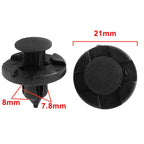 30 Pcs Black Plastic Rivet Clips for Nissan Teana Tiida (2003–2019)