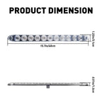 2X 15" LED Light Bar for Truck Trailer (Fits Various Models)
