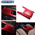 Red Inner Armrest Cover Seat Box Frame Molding for Honda Civic (2016–2021)