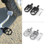 Wide Foot Pegs for Harley Dyna Sportster Iron 883 Fatboy (2000–2023)