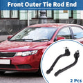 2X Front Outer Tie Rod Ends for Kia Forte Koup (2010–2016) No. ES800229