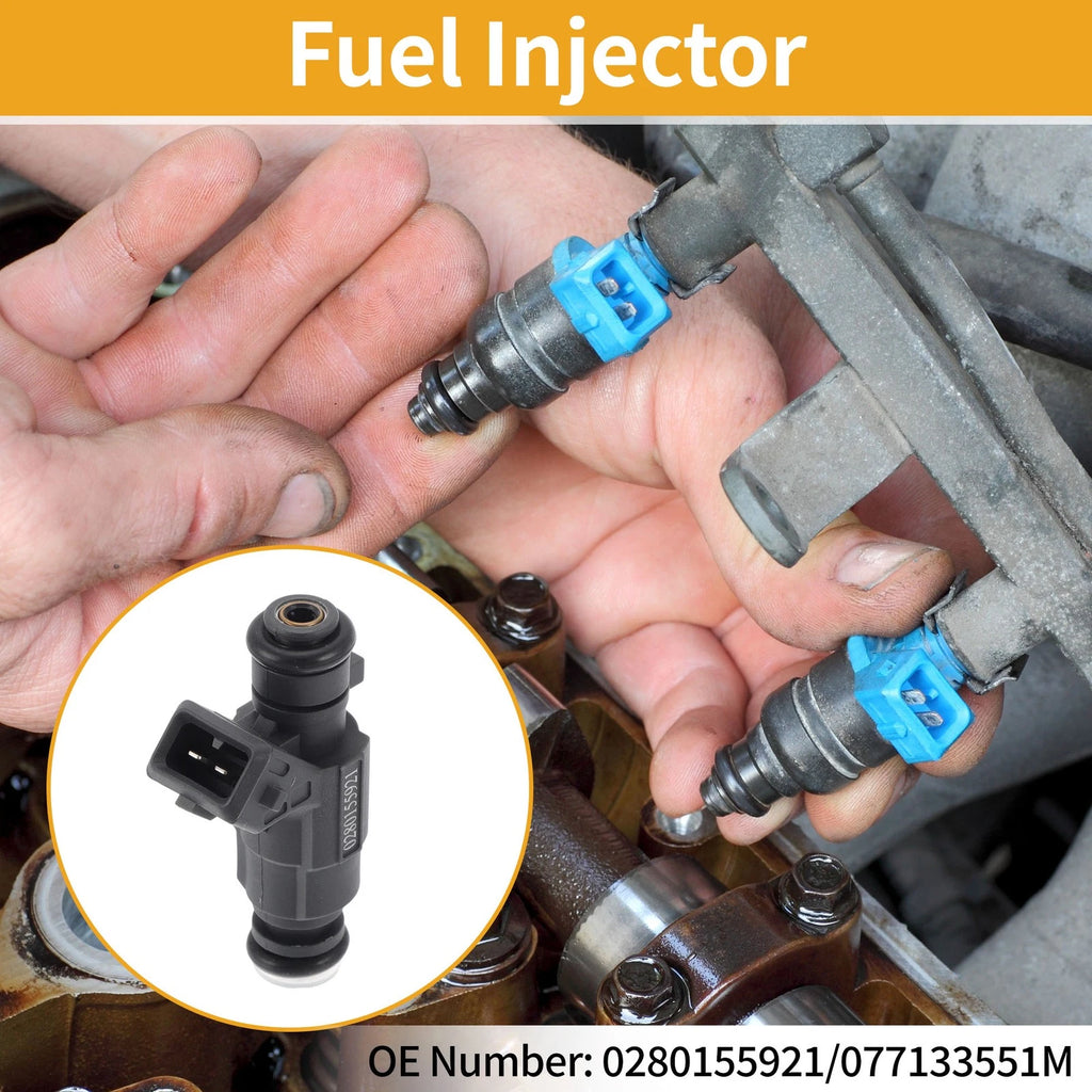 1 Pc Fuel Injector No. 0280155921/077133551M for Volkswagen Touareg (2004–2006)