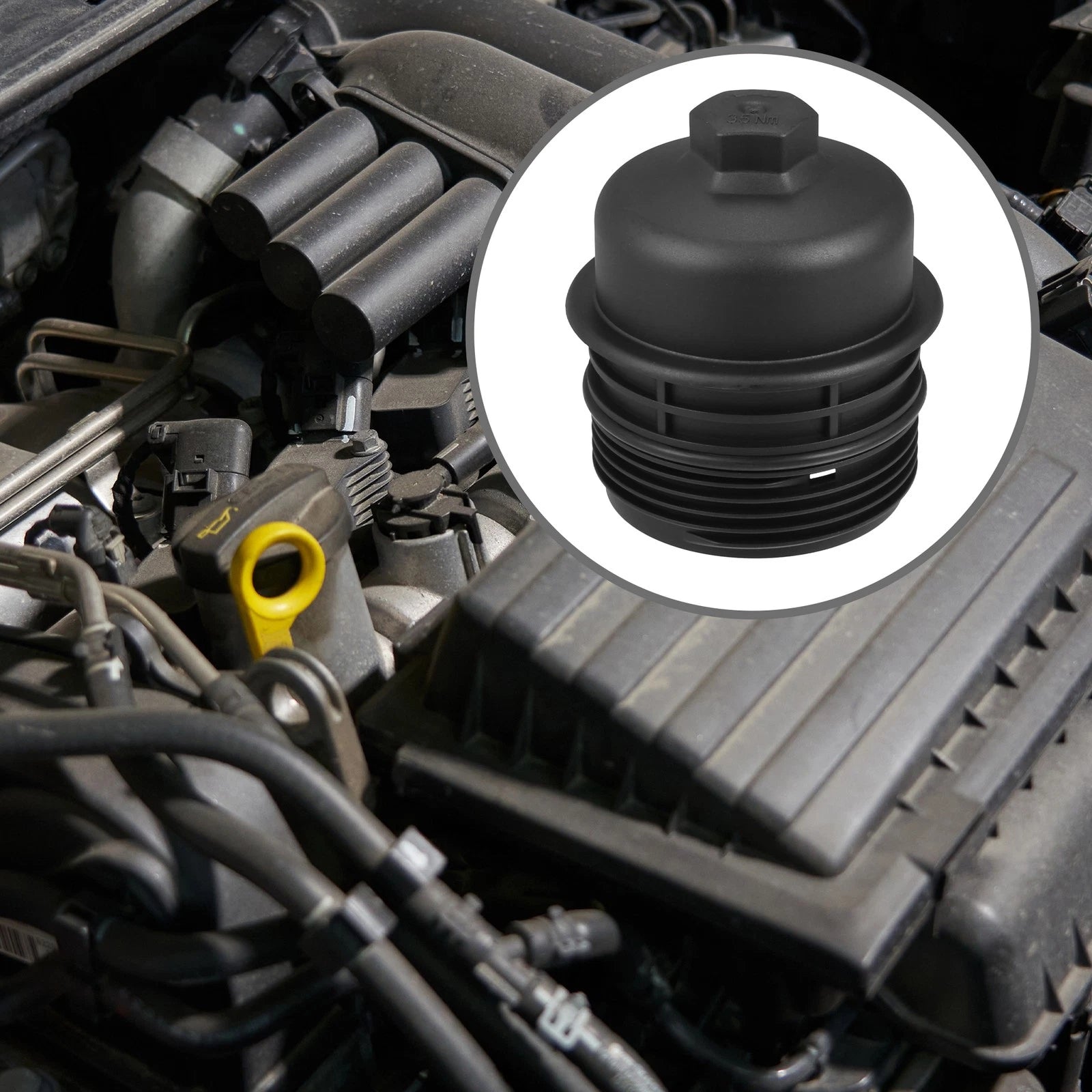Oil Engine Filter Housing Cap Cover No. 26350-3C701 for Hyundai Palisade (2020–2023)