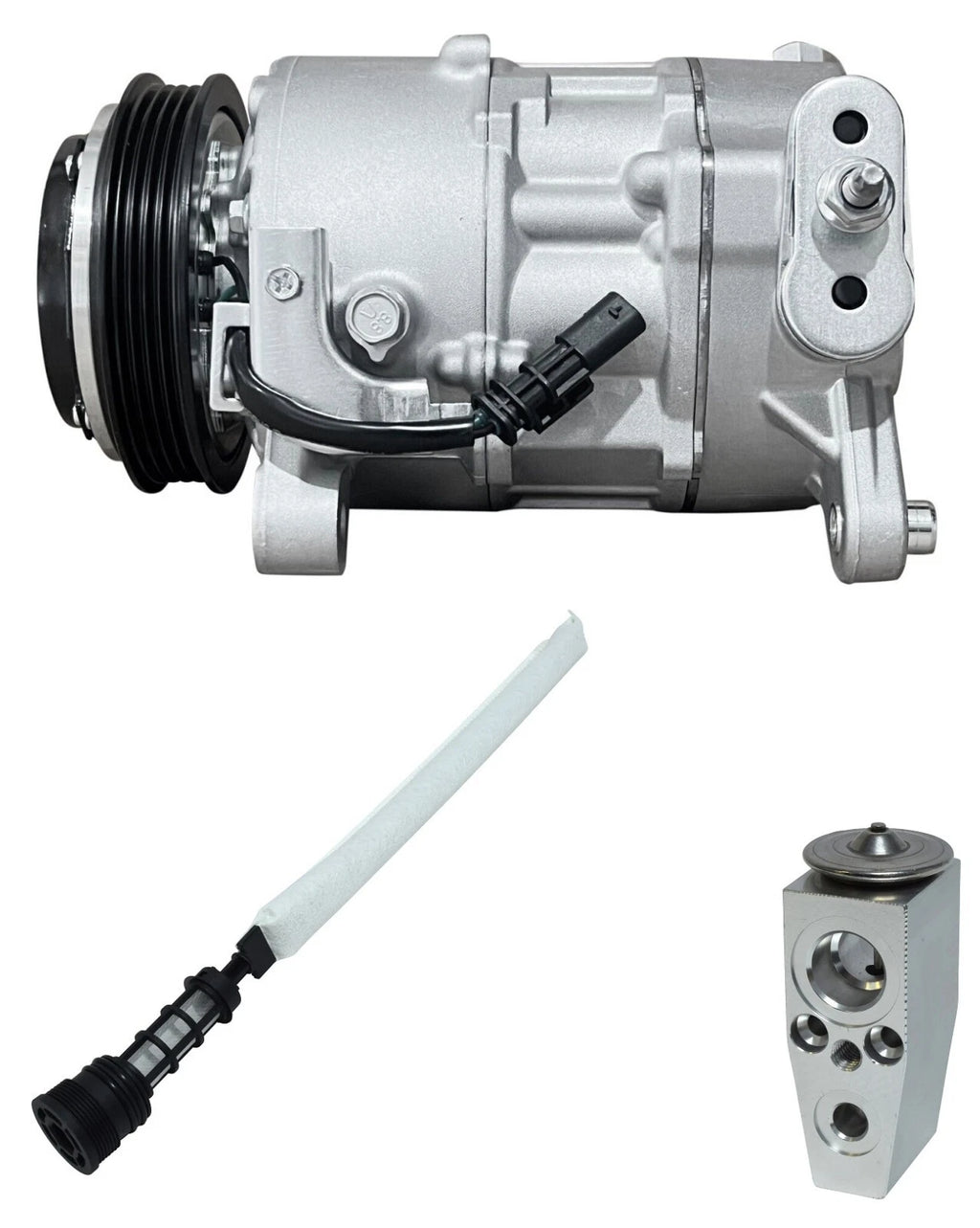A/C Compressor Kit w Condenser for Chevy Silverado 1500 LD (2019–2019)