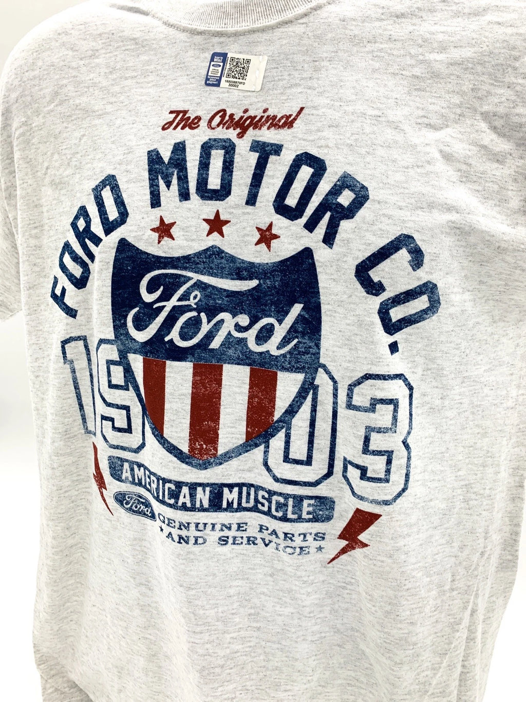 Ford T-Shirt Light Gray Vintage 1903 American Muscle for Ford Motor Co (1903–1903)