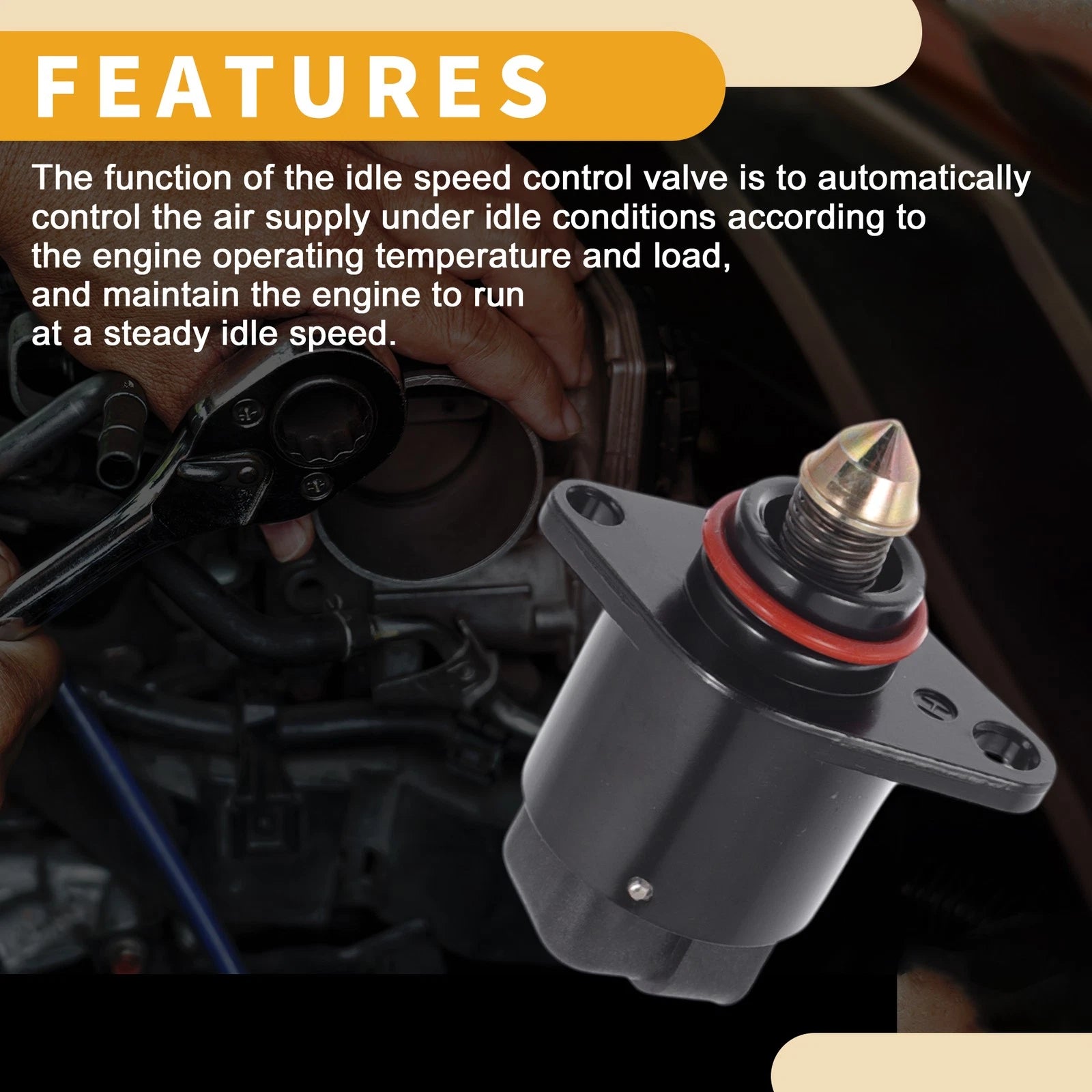 Idle Air Control Valve for Chevrolet Blazer S10 2.2 L43 (1994–2005) No.17059600