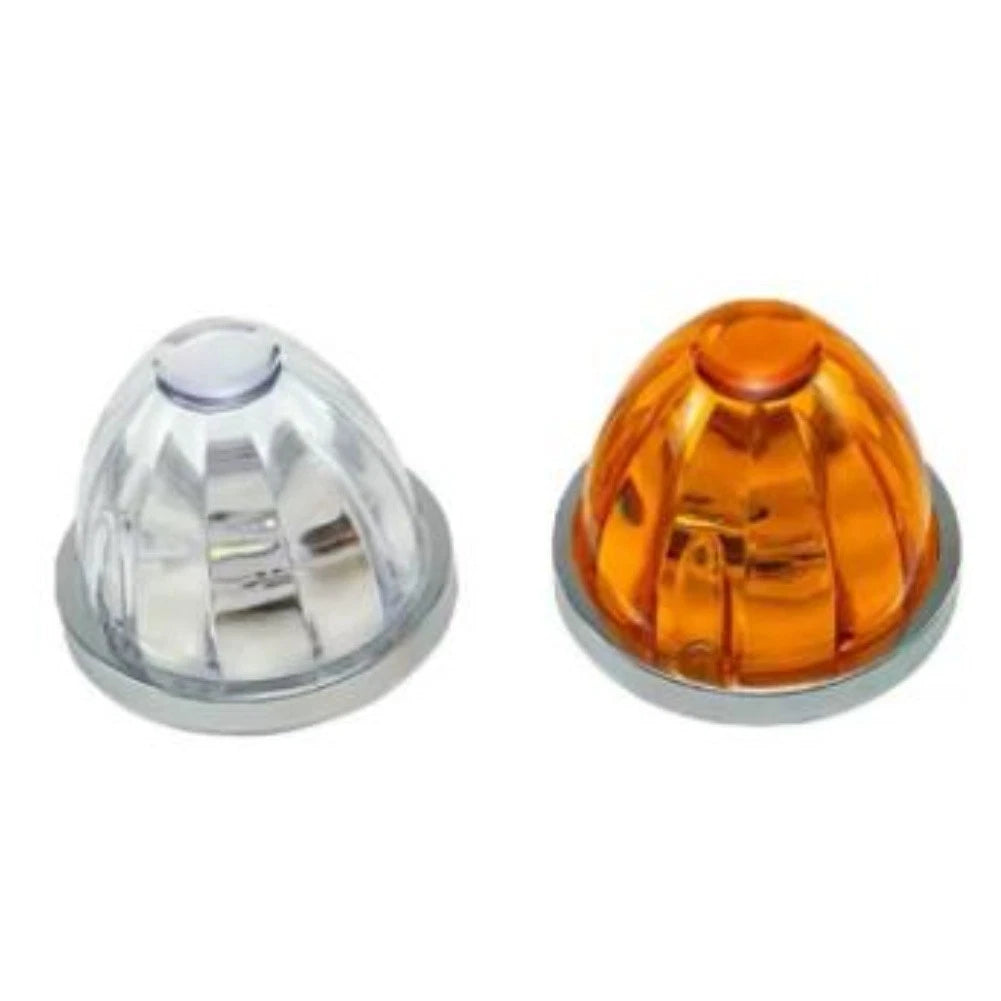 2X LED Star Watermelon Marker Lights with Brackets for Truck