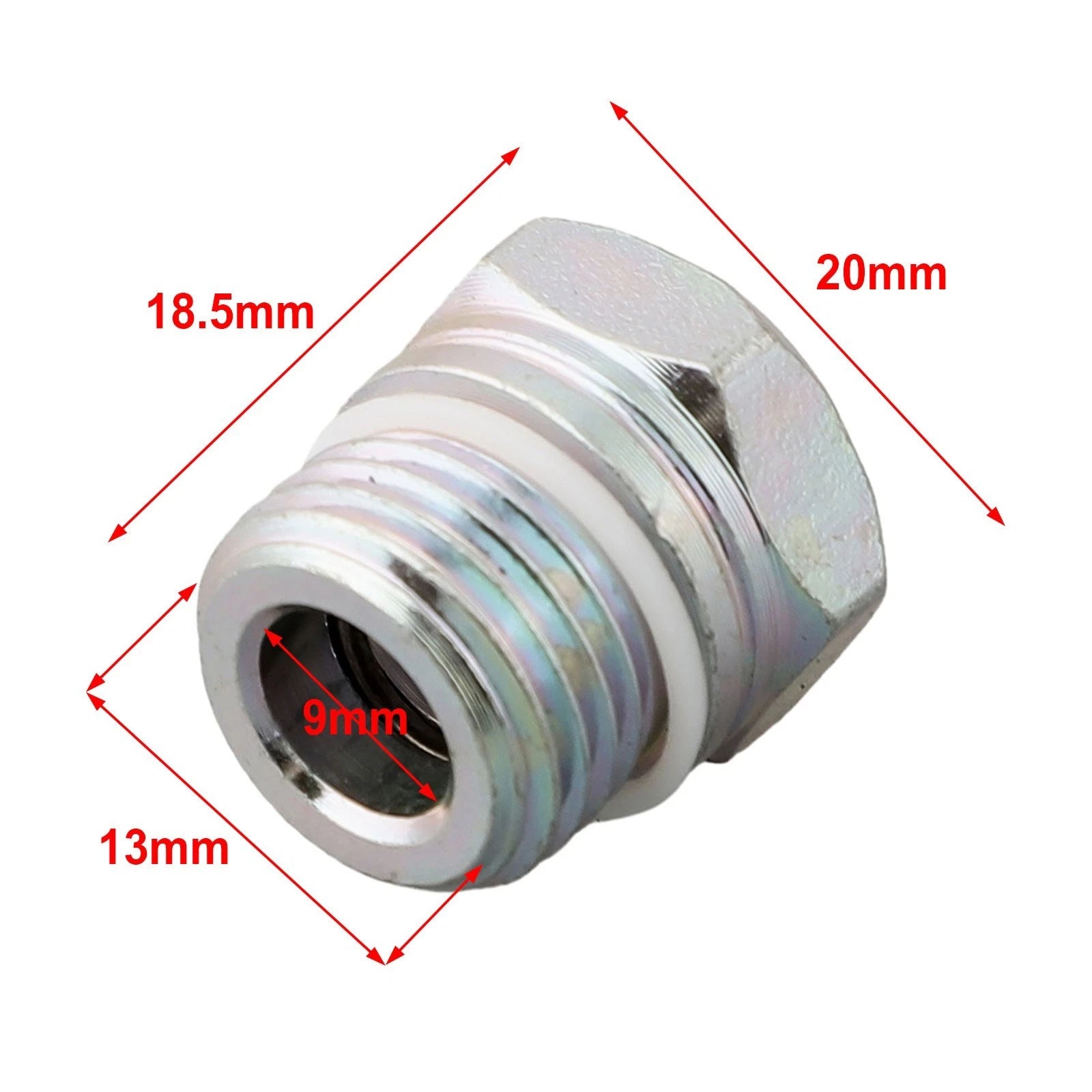 Union Nut for Ford F-150 (1998–2005) F33C-3F656-BA F33C3F656BA Metal
