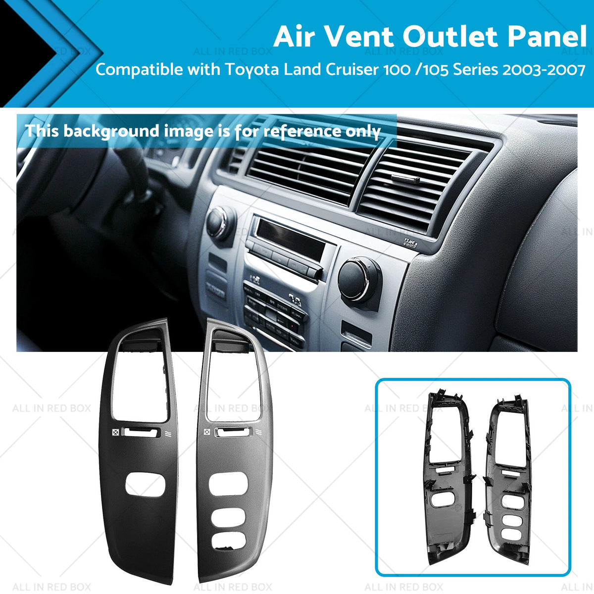 Air Vent Outlet Panel for Toyota Land Cruiser 100/105 Series (2003–2007)