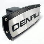 Hitch Cover Plug for GMC Denali Tow Receiver (2010–2020) Black Script