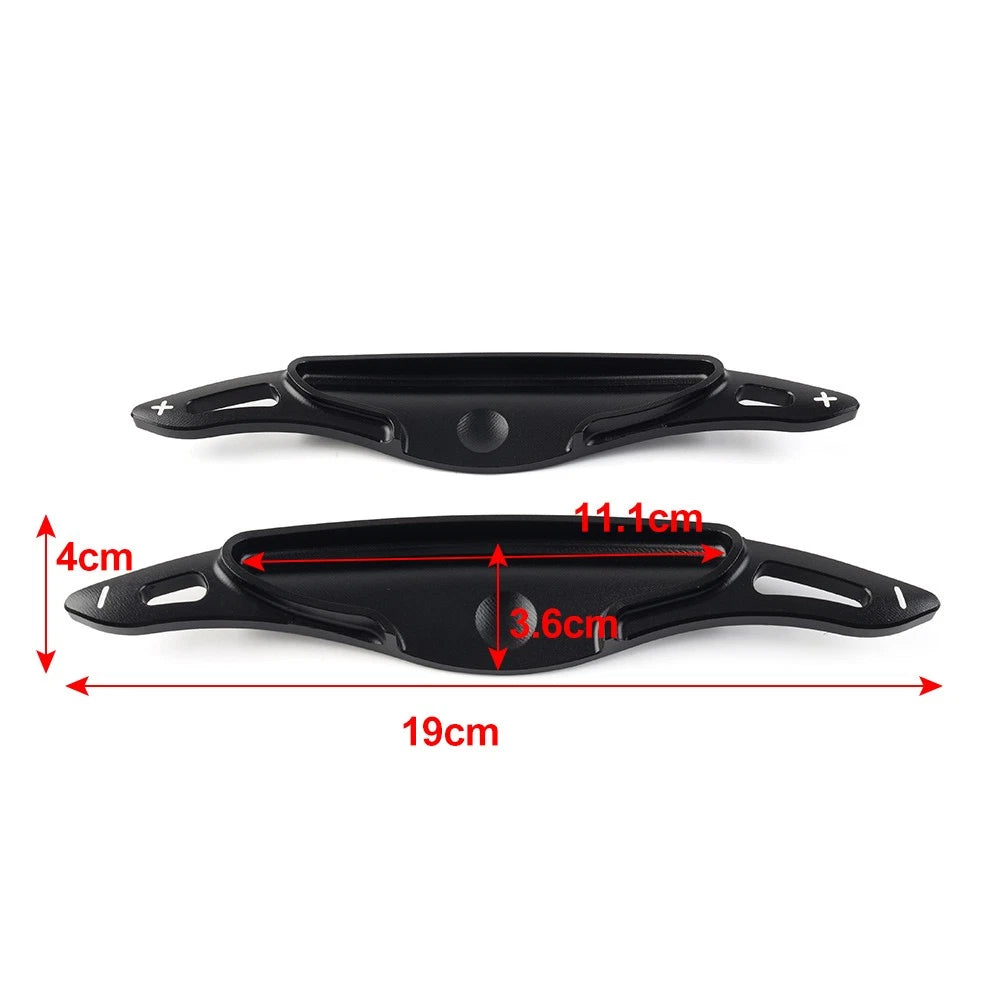 Steering Wheel Paddle Shifter Extensions for Hyundai i30 (2019–2023) Blue