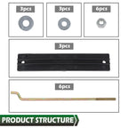 Battery Hold Down Plate & Rods Kit for Club Car DS Golf Cart (1981–2013)