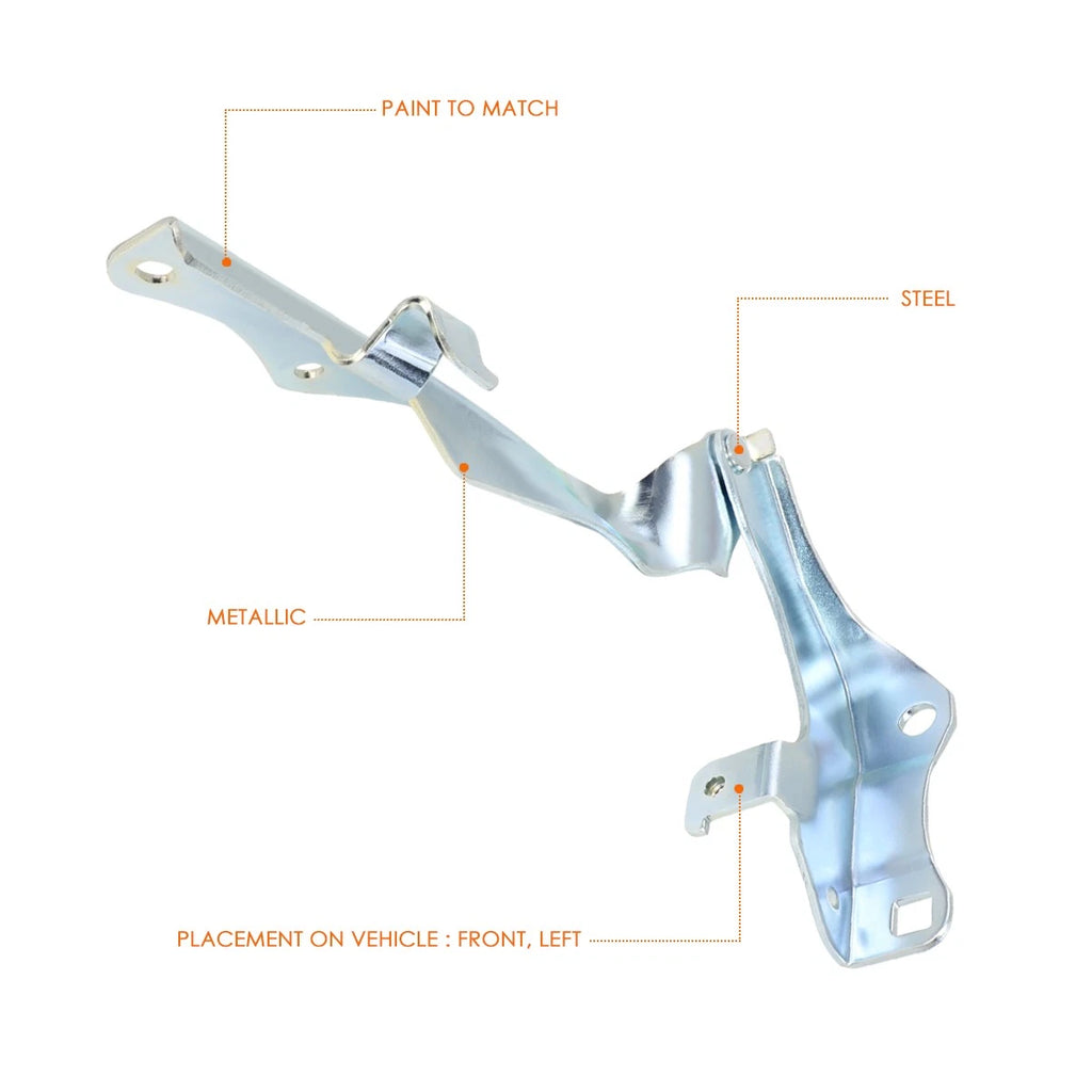 Left Driver Side Steel Engine Hood Hinge for Nissan 350Z (2003–2009)