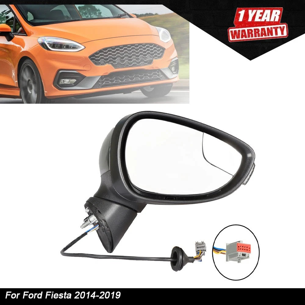 Driver Left Side Mirror for Ford Fiesta (2014–2019)