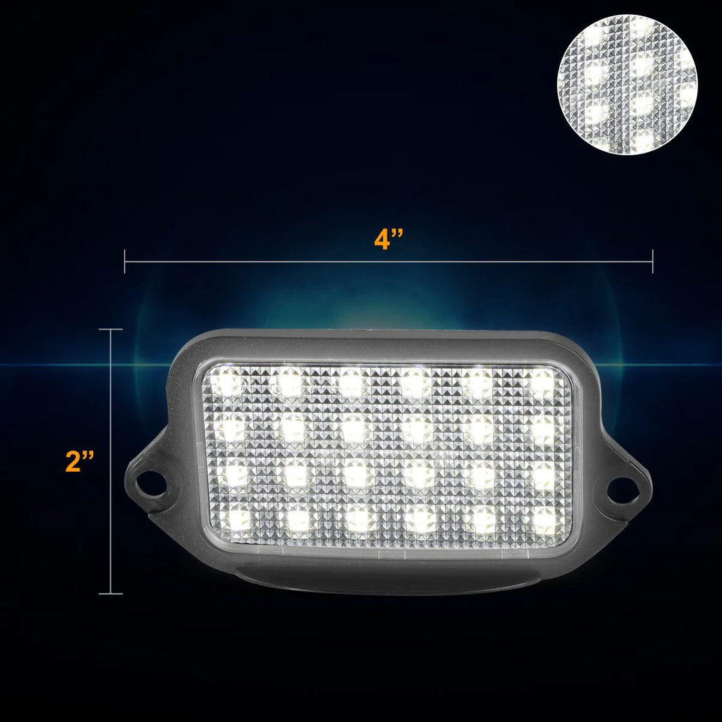 Nuvision White LED License Plate Light for Ford Mustang (2005–2009)