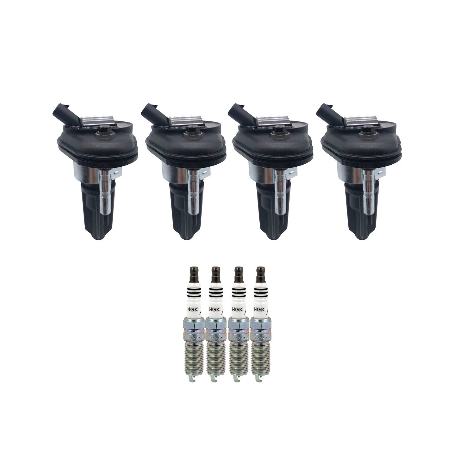 Set of 4 Ignition Coils & NGK Iridium Spark Plugs for Canyon Colorado (2015–2022)