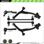 Set of 6 Front Lower Control Arm Ball Joint Tie Rod Sway Bar for Infiniti FX35 (2003–2008)
