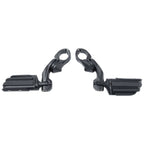 1-1/4" Short Angled Highway Bar Footpeg Mount for Harley Road Glide