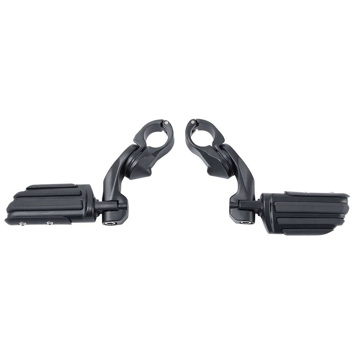 1-1/4" Short Angled Highway Bar Footpeg Mount for Harley Road Glide