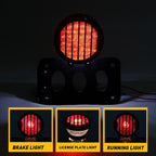 2X 6" Oval LED Tail Lights for Truck Trailer (Year Range Not Specified)