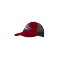 Mack Trucks Trucker Hat Burgundy & Gray Mesh (Embroidered Logo)