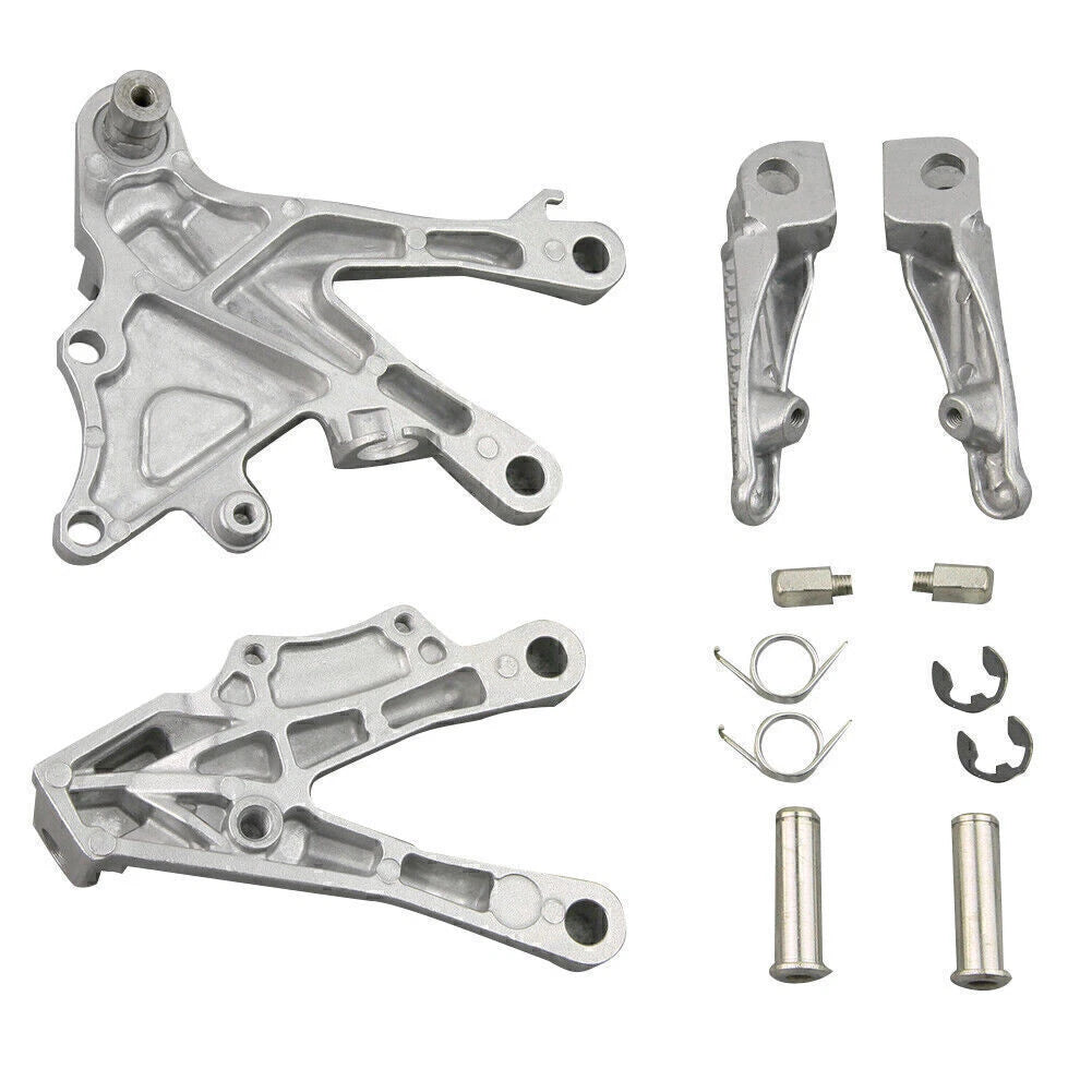 Front Foot Pegs Footrest Brackets for Kawasaki Ninja ZX10R (2006–2010)
