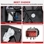 Pair Front Power Window Regulators with Motor for Ford F150 (2004â2008)