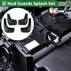 Mud Flaps Splash Guards for Chevrolet Captiva (2009–2019) W/ Mounts