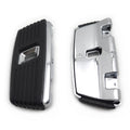 Hana Square Passenger Footboard Black for Harley Dyna Softail (2000–2019)