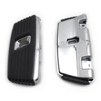Hana Square Passenger Footboard Black for Harley Dyna Softail (2000–2019)