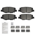 Rear Ceramic Brake Pads Kit for Jeep Liberty (2008–2012) Wrangler (2007–2017) D1274