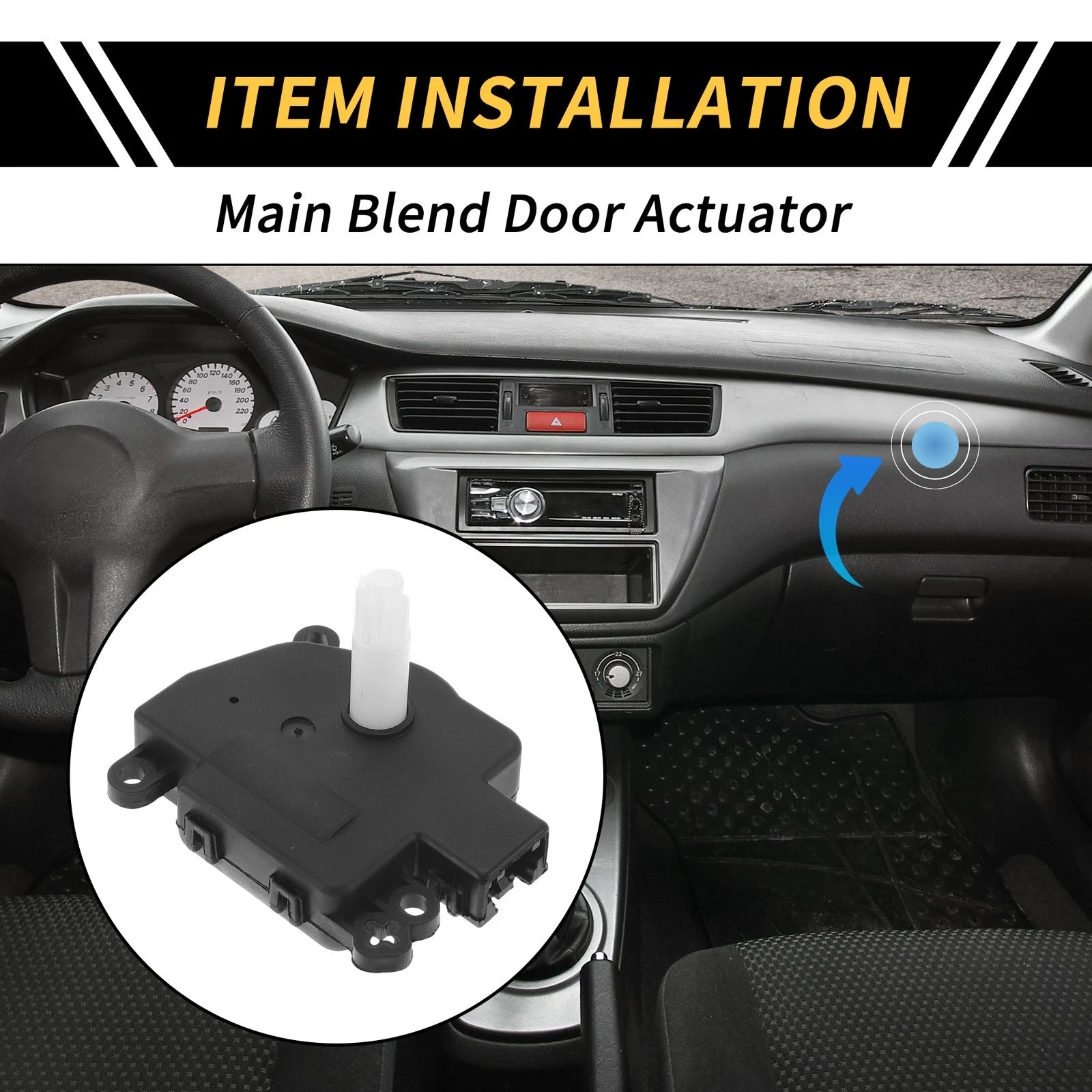 HVAC Heater Blend Door Actuator for Ford F-150 (2004–2008) No. 9L3Z19E616E