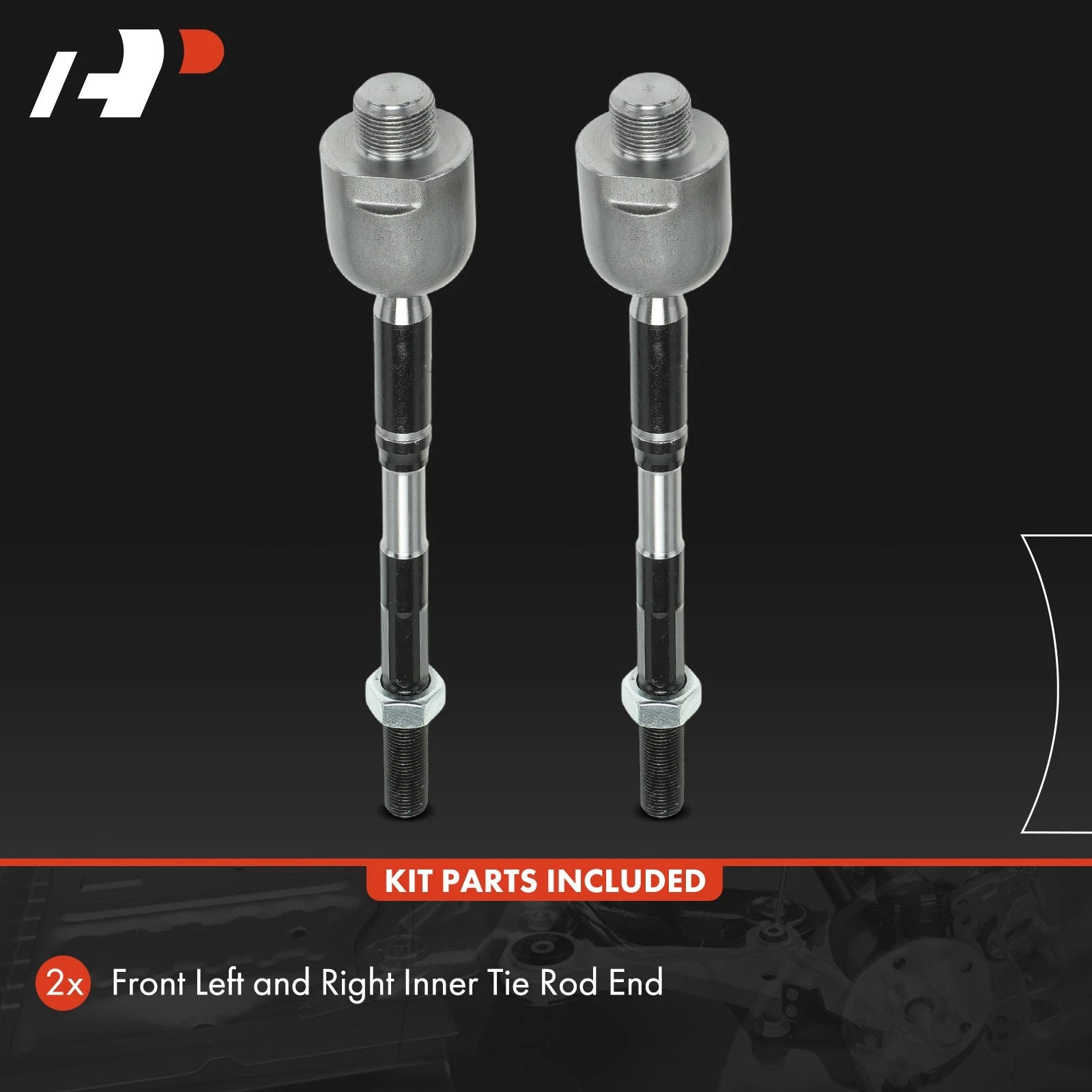 2x Front Inner Tie Rod End for Toyota 4Runner (2010-2023)