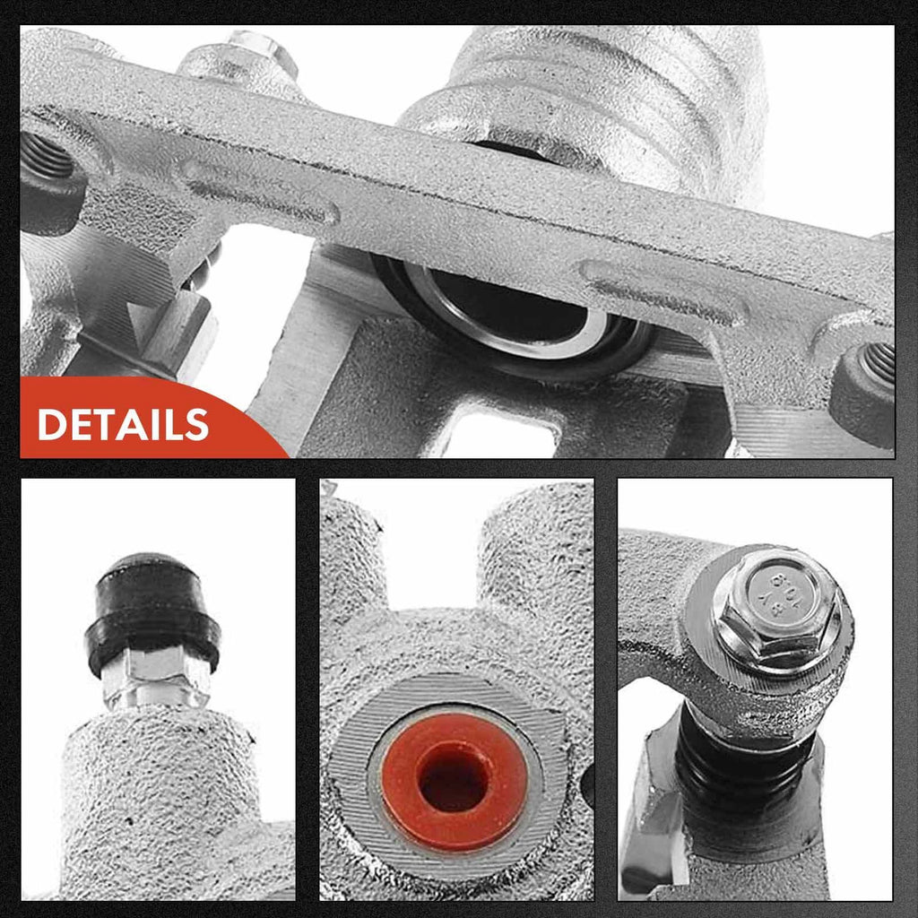 Set of 6 Rear Brake Calipers and Pads for Nissan Frontier Xterra