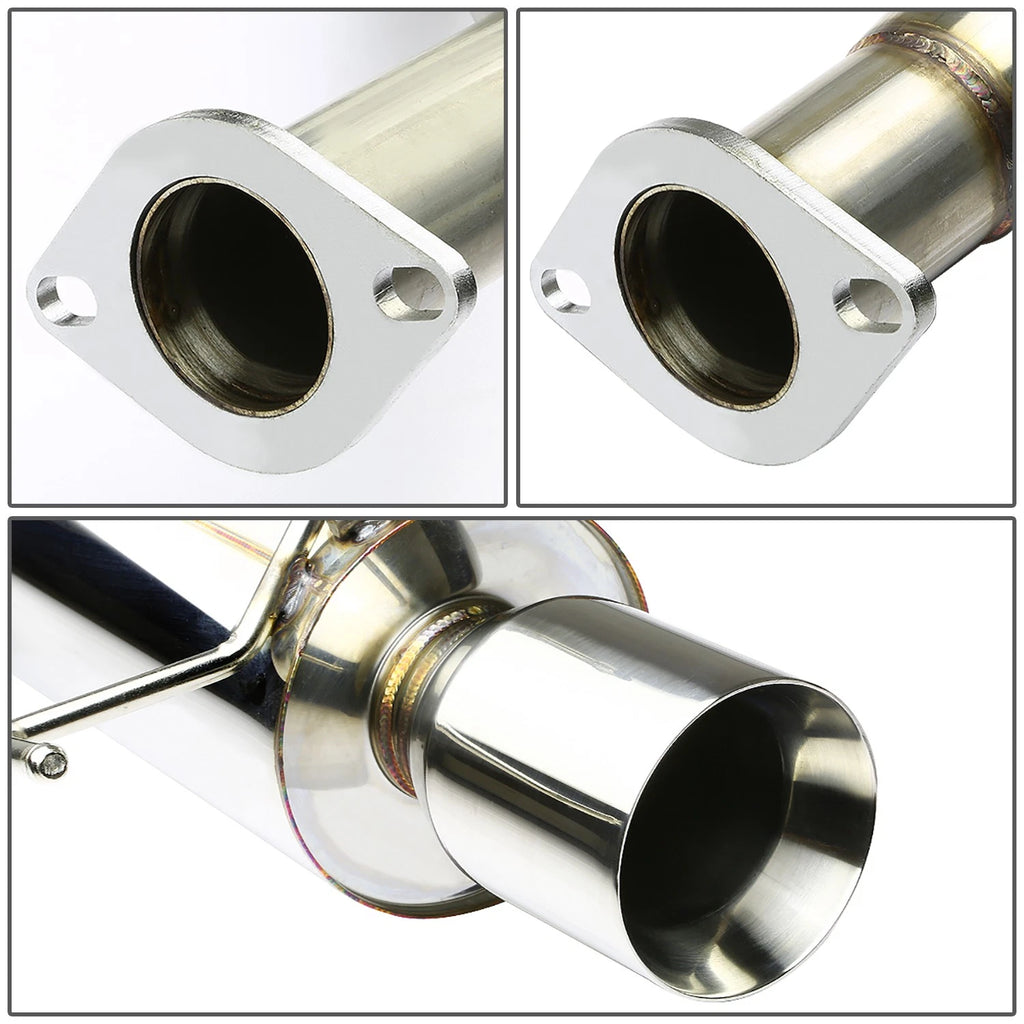 4" Rolled Muffler Tip Racing Catback Exhaust for Lexus IS300 (2001–2005)