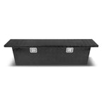 Aluminum Black Pickup Trunk Bed Tool Box for Trailer Storage (60"x12"x15.5")