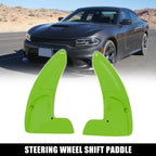 Pair Green Steering Wheel Paddle Shifter Cover for Dodge Charger Challenger (2015–2023) 745065577882