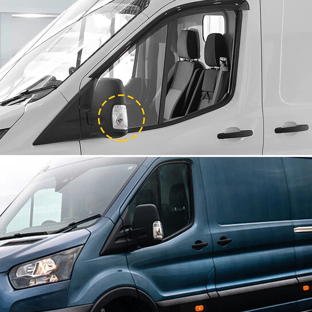Side Mirror Turn Signal Light for Ford Transit Cargo (2015–2021) LH Clear