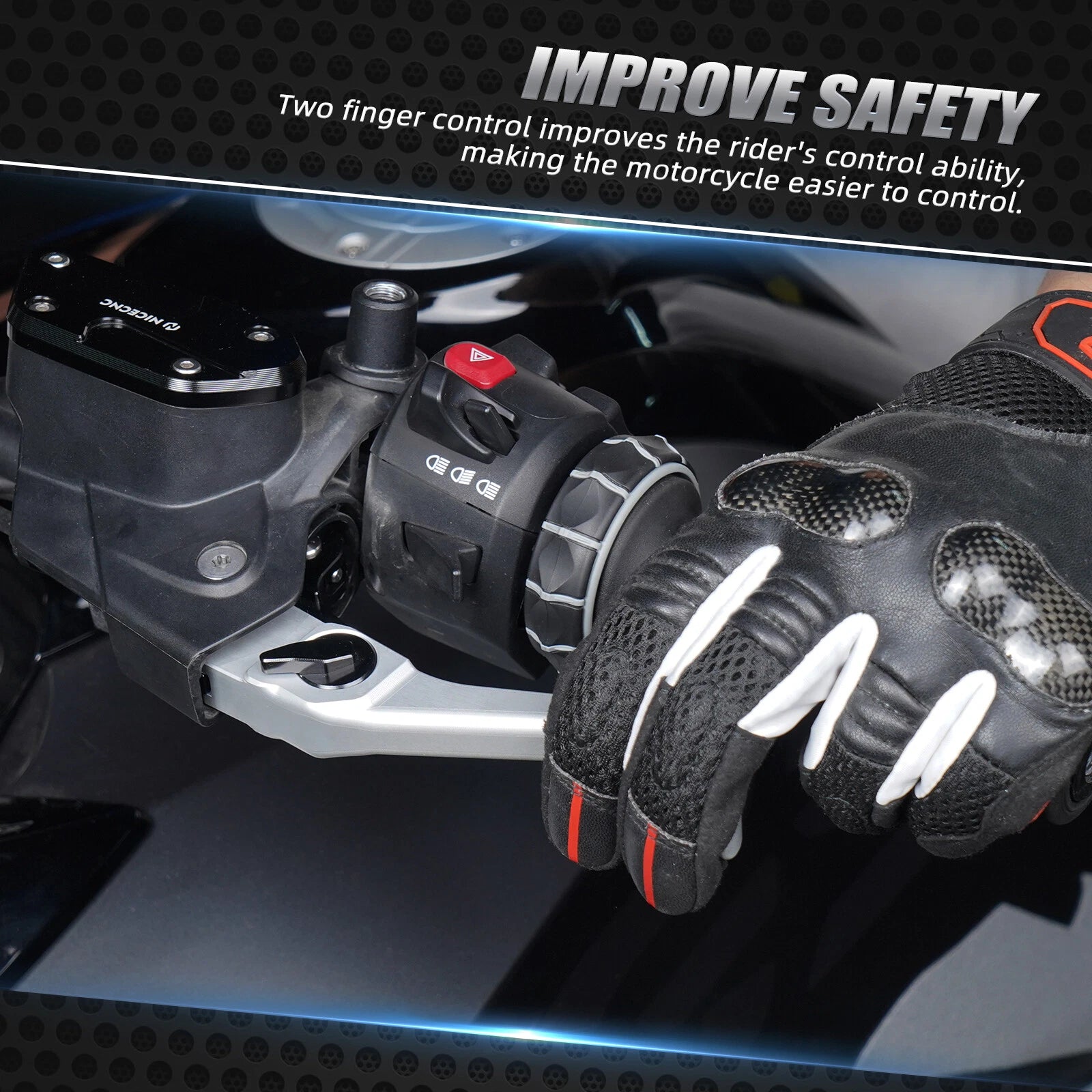 Shorty Brake Clutch Lever for BMW R1200GS R1200R (2013–2018)