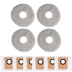 Set of 6 Dust Bags & 4 Mop Pads for Xiaomi Mijia B116 X20+