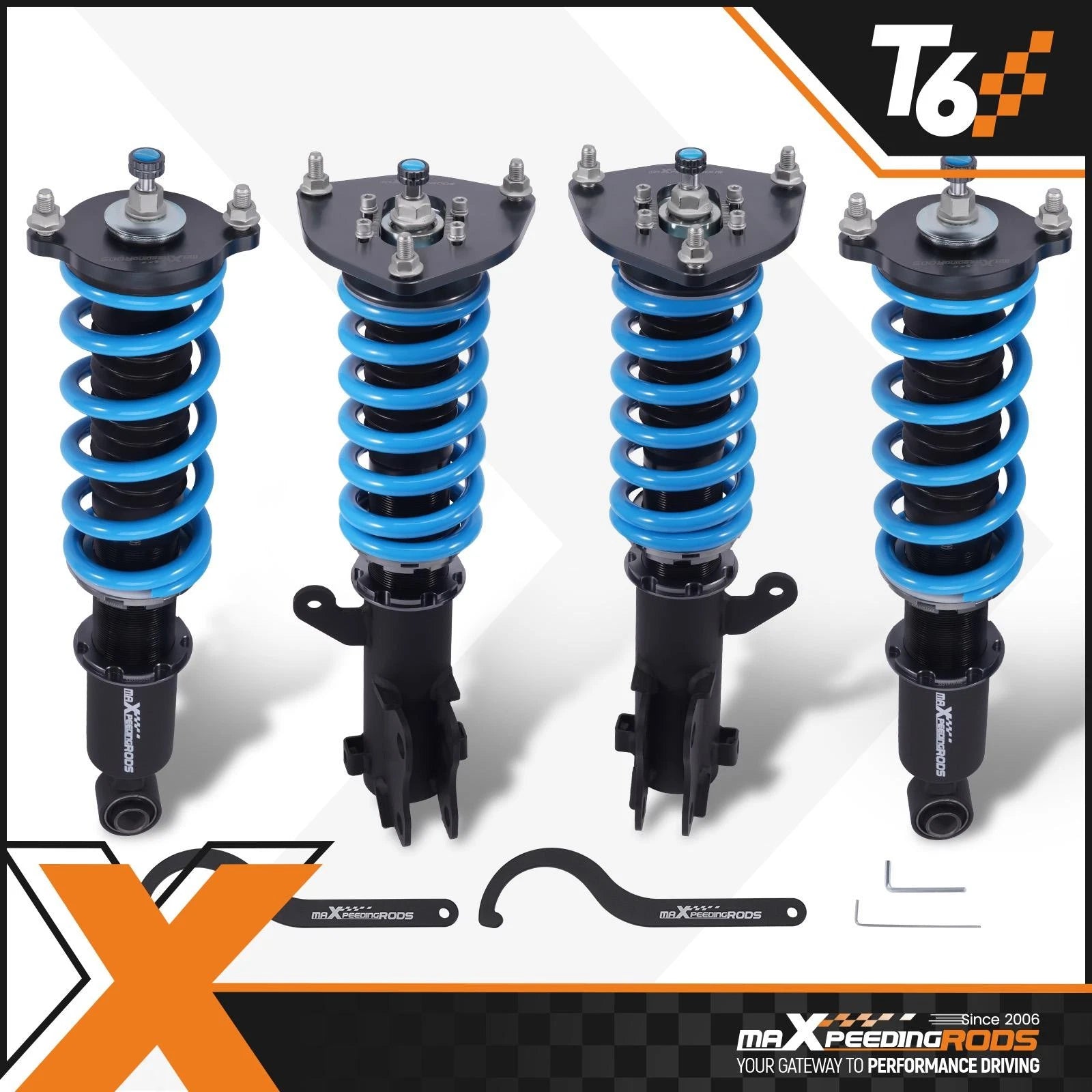 Coilovers Kit for Mitsubishi Eclipse (2000–2005) Adj Damper Shocks Absorber