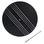 14" x 3" Half Finned Aluminum Air Cleaner for Universal Fit (Drop Base)