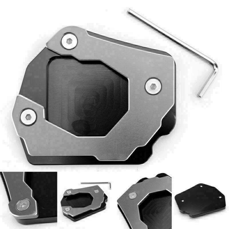 Sidestand Plate Kickstand Extension Pad for BMW F800GS (2008–2016) Chrome T9