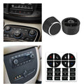 2X Rear Audio Control Radio Knob Button Decal for