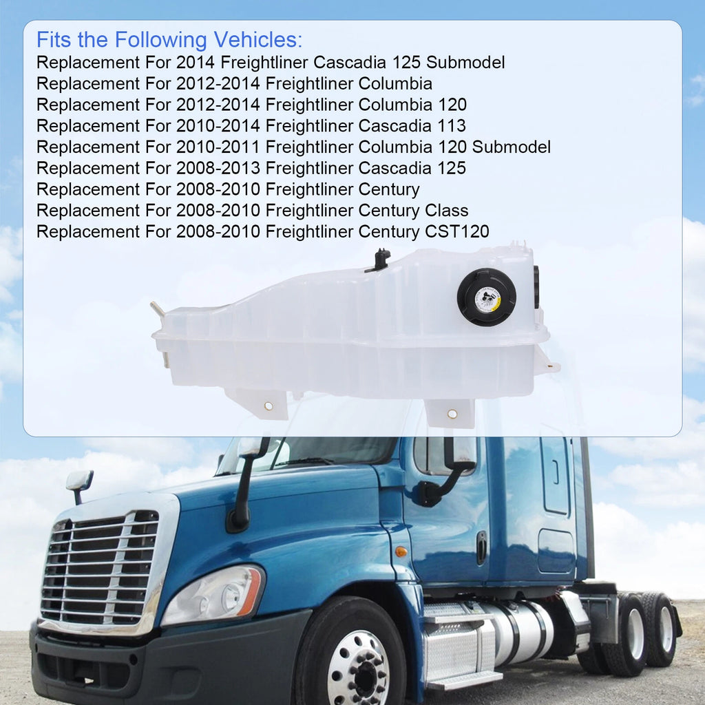 Coolant Reservoir Tank for Freightliner Cascadia (2008-2017)