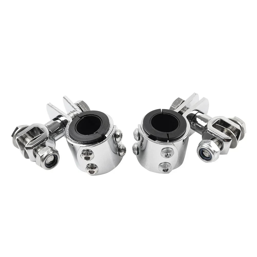 Highway Bar Foot Pegs Mount Clamps for Harley (1" 1.25")