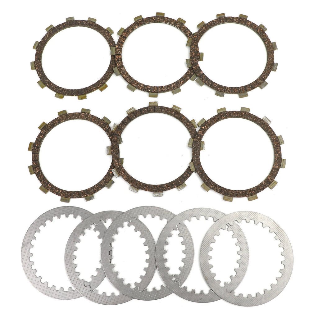 Clutch Kit Steel & Friction Plates for Yamaha SR250/TT250/XT250 (G/H/TH)