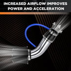 76mm Cold Air Intake Induction Pipe for Universal Vehicles