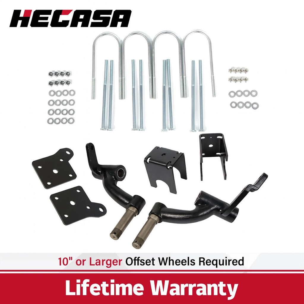 6 Inch Drop Spindle Lift Kit for EZGO TXT Gas/Electric (2001.5–2008.5)